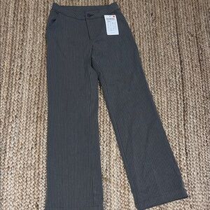 Balenciaga Kids Charcoal Pinstripe Trousers